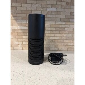 Amazon Alexa Echo 1st Gen Black Model SK705DI Smart Music Speaker w/ Power Cord